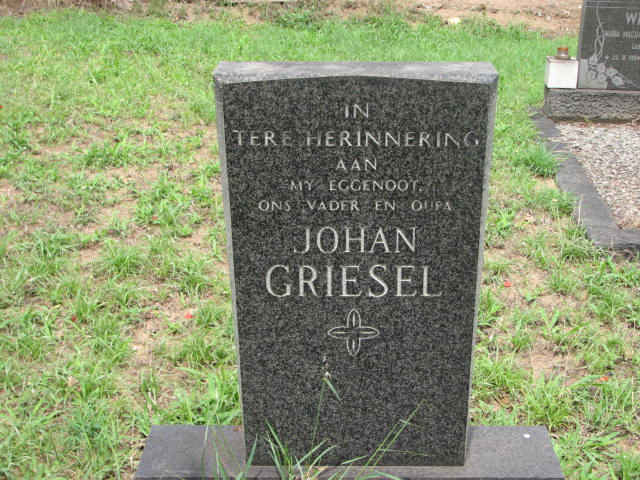 GRIESEL Johan ?