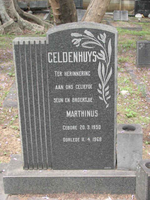 GELDENHUYS Marthinus 1950-1968