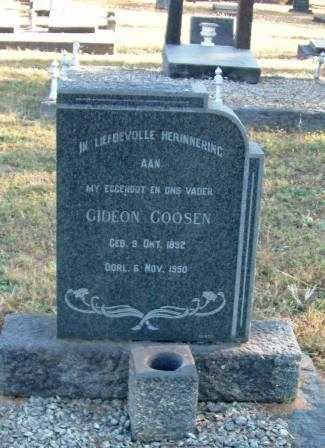 GOOSEN Gideon 1892-1950