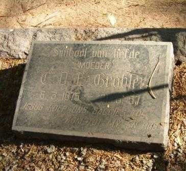 GROBLER C.D.E. 1875-1957