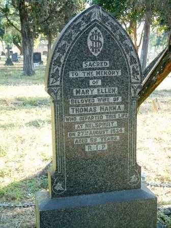 HANNA Mary Ellen 1875-1934