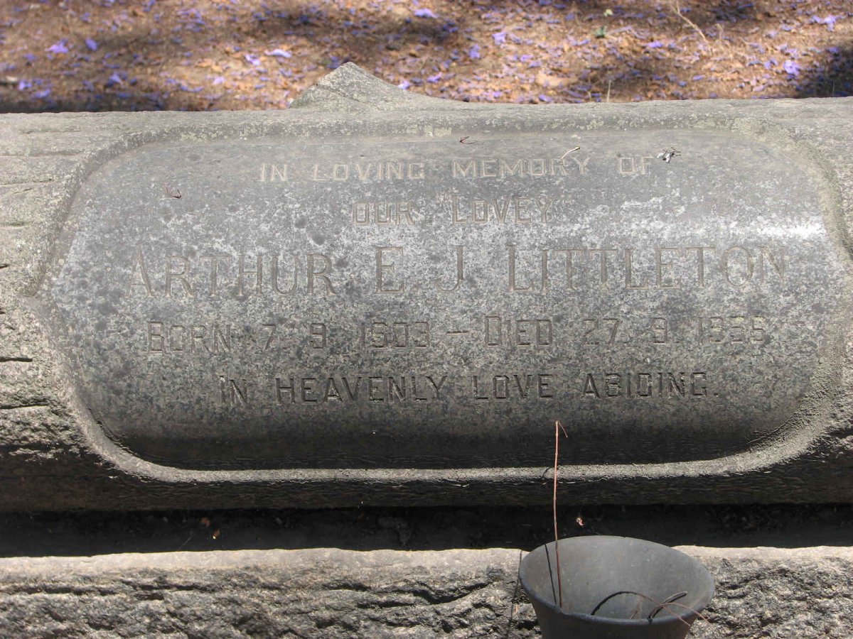 LITTLETON Arthur E. 1903-1955