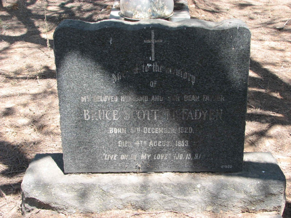 McFAYDEN Bruce Scott 1920-1953