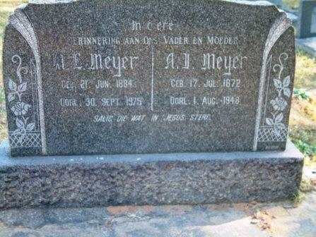 MEYER ?.L.1884-1975 &amp; A.J. 1872-1948