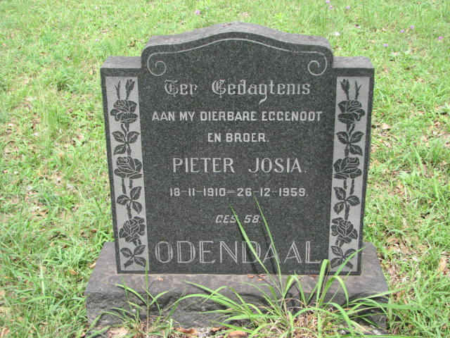 ODENDAAL Pieter Josia 1910-1959