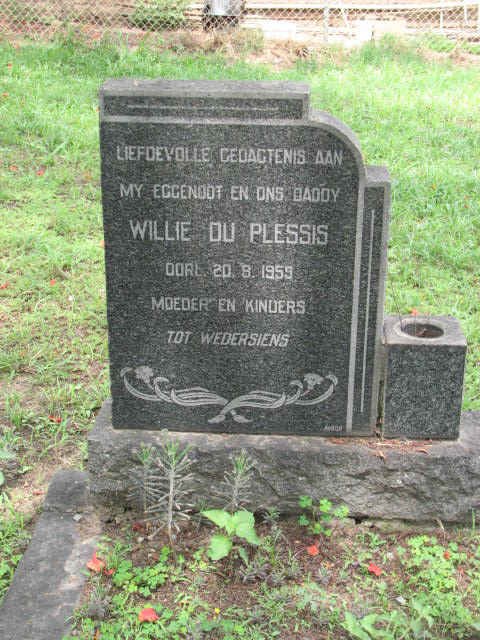 PLESSIS Willie, du -1959