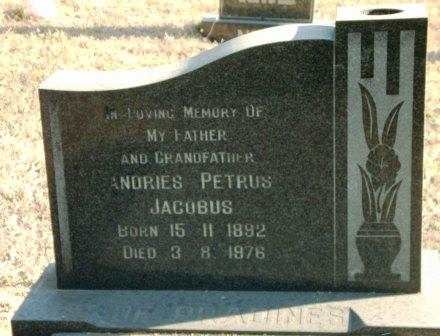 PRADINES Andries Petrus Jacobus, de 1892-1976