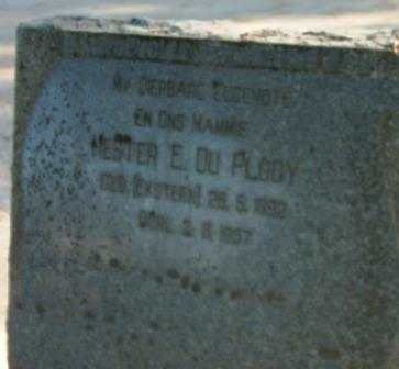 PLOOY Hester E., du 1892-1957