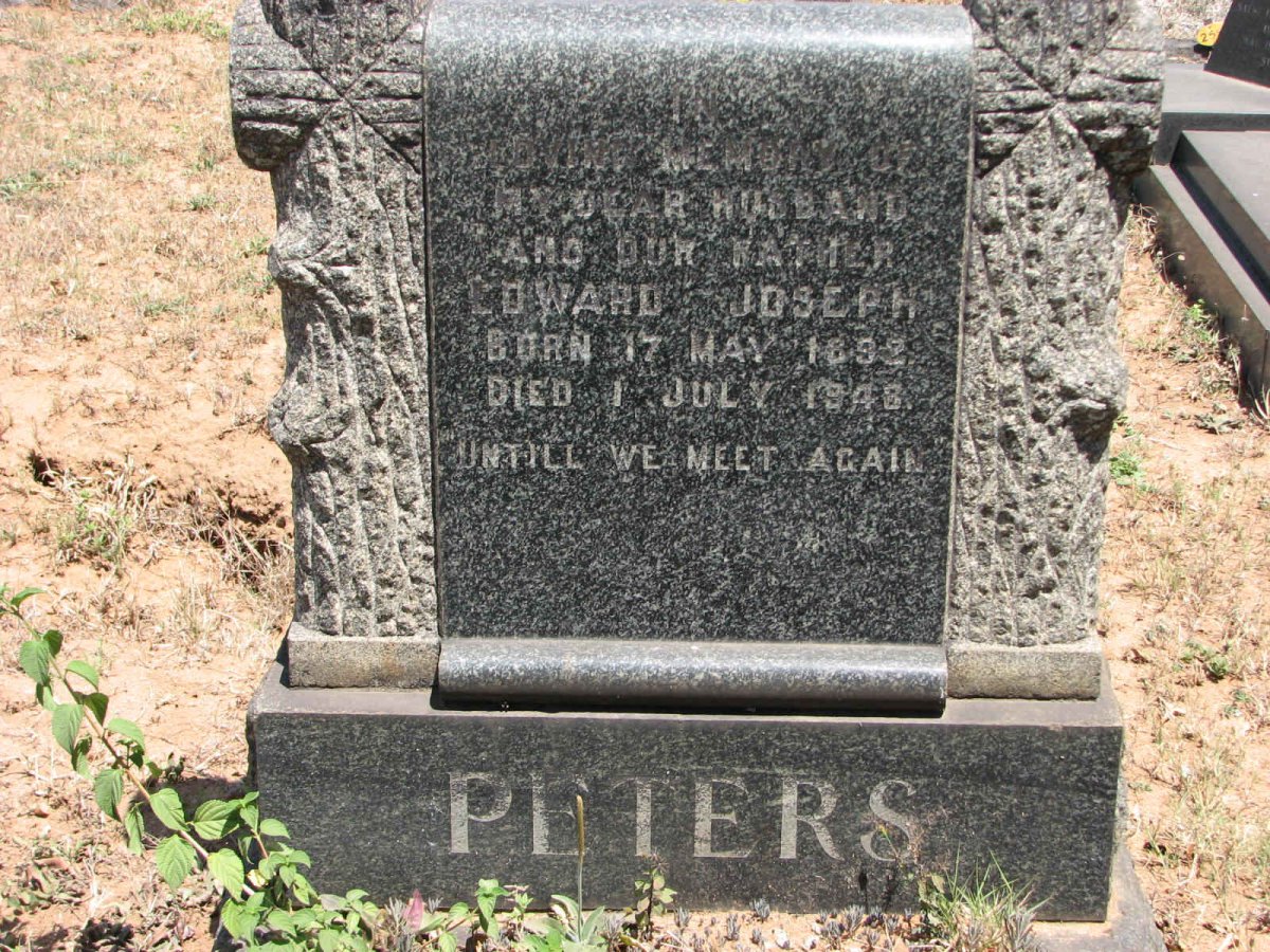 PIETERS Edward Joseph 1892-1948