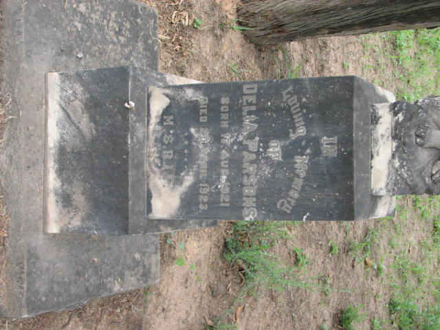 PARSONS Delia 1921-1923
