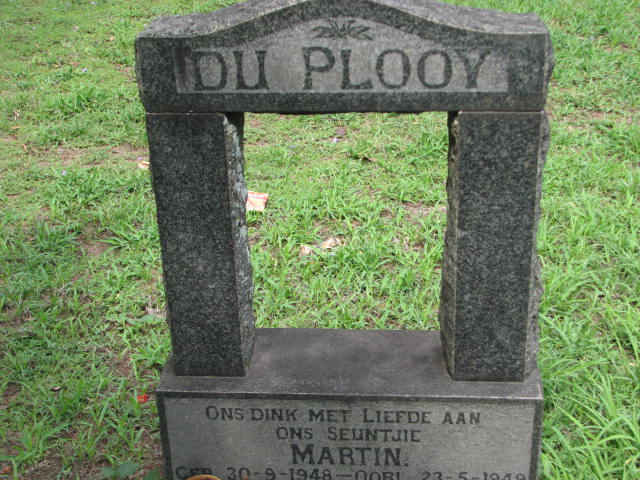 PLOOY Martin, du 1948-1949