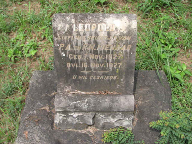 PIENAAR Leopold  1927-1927