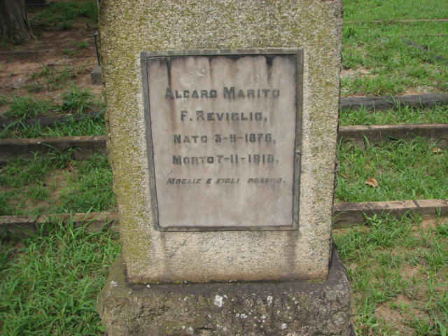 REVIGLIO Alcardo Marito F. 1876-1918