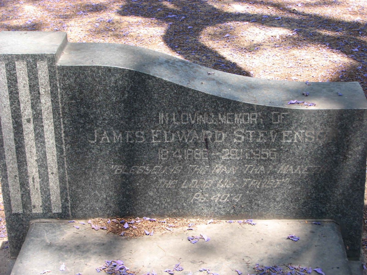 STEVENSON James Edward 1886-1956