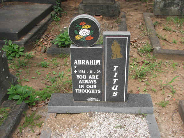 TITUS Abrahim -1954