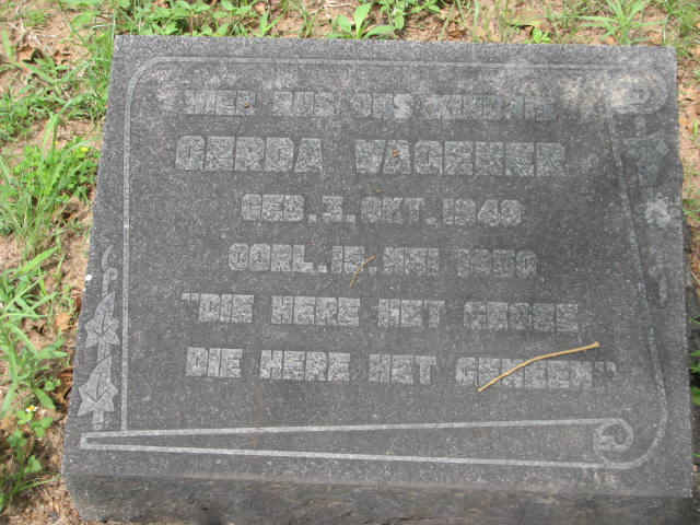 WAGENER Gerda 1949-1950