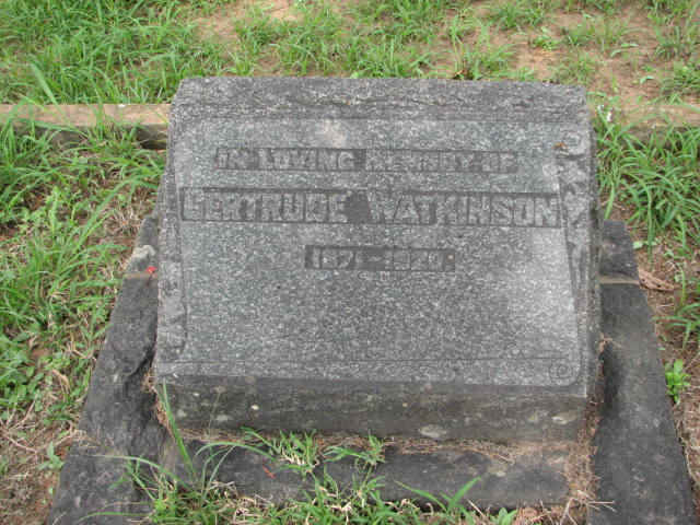 WATKINSON Gertrude 1871-1920