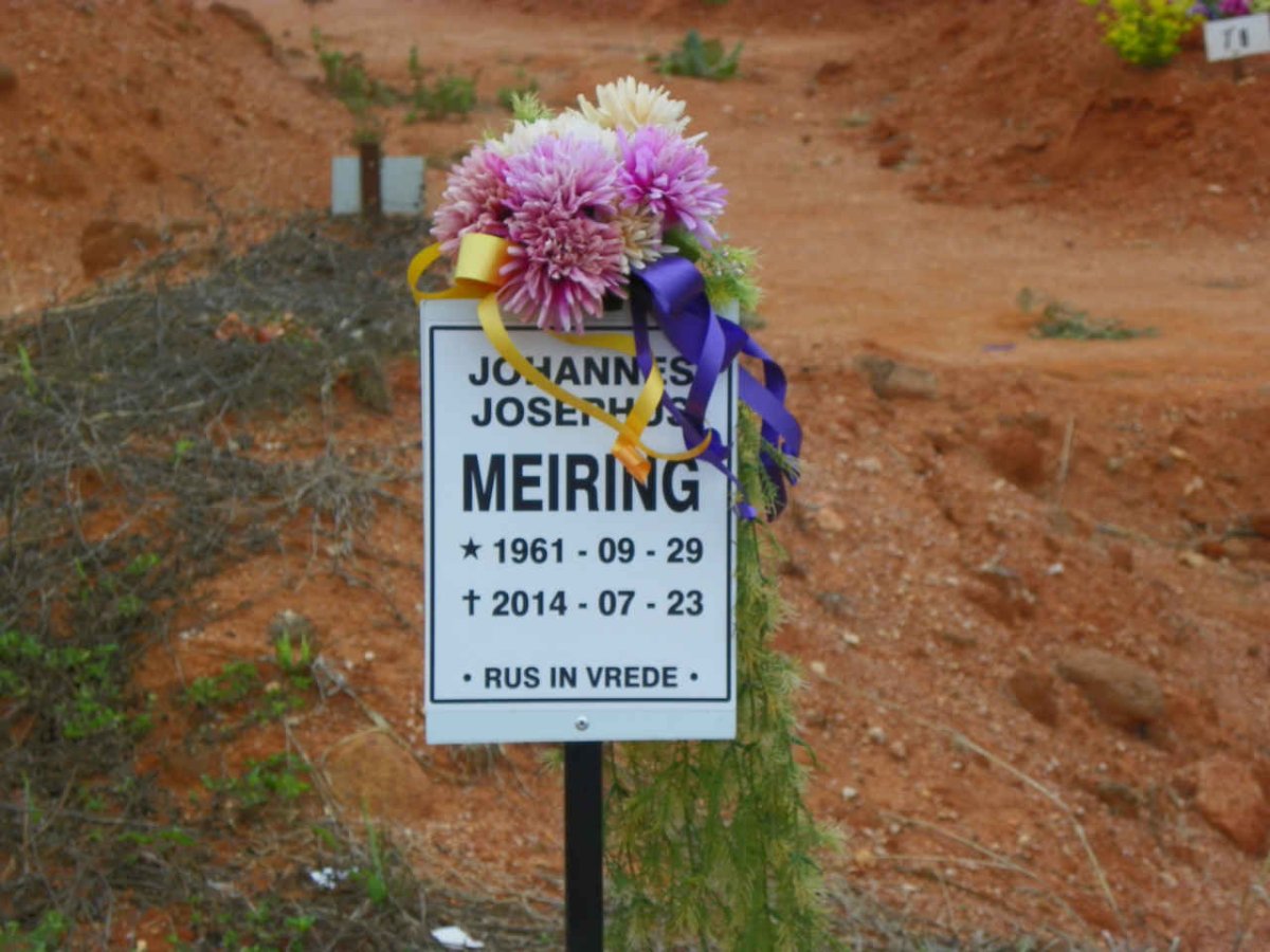 MEIRING Johannes Josephus 1961-2014