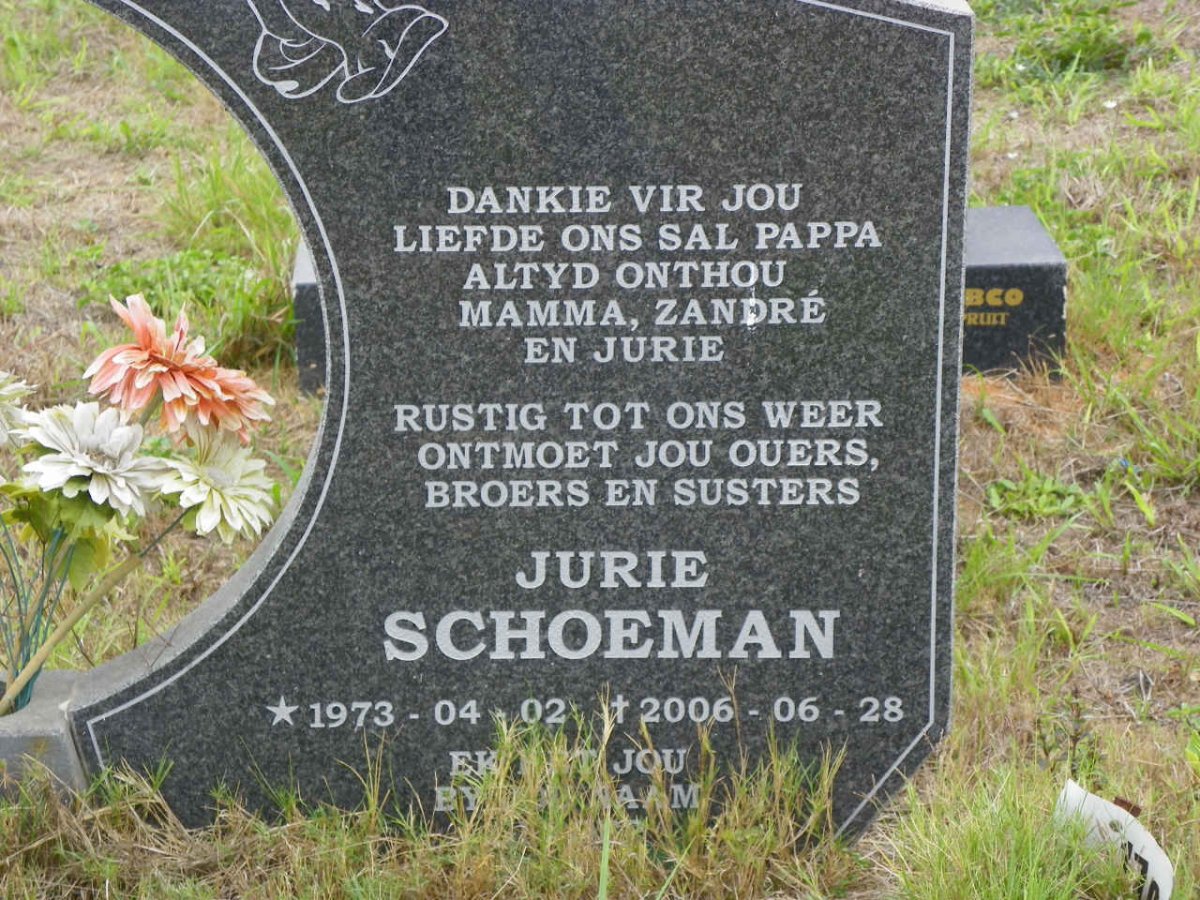 SCHOEMAN Jurie 1973-2006