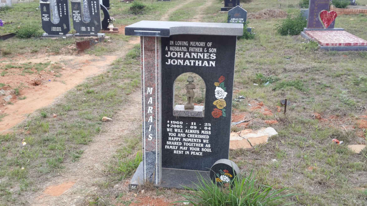MARAIS Johannes Jonathan 1960-2005