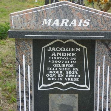 MARAIS Jacques Andre 1967-2007