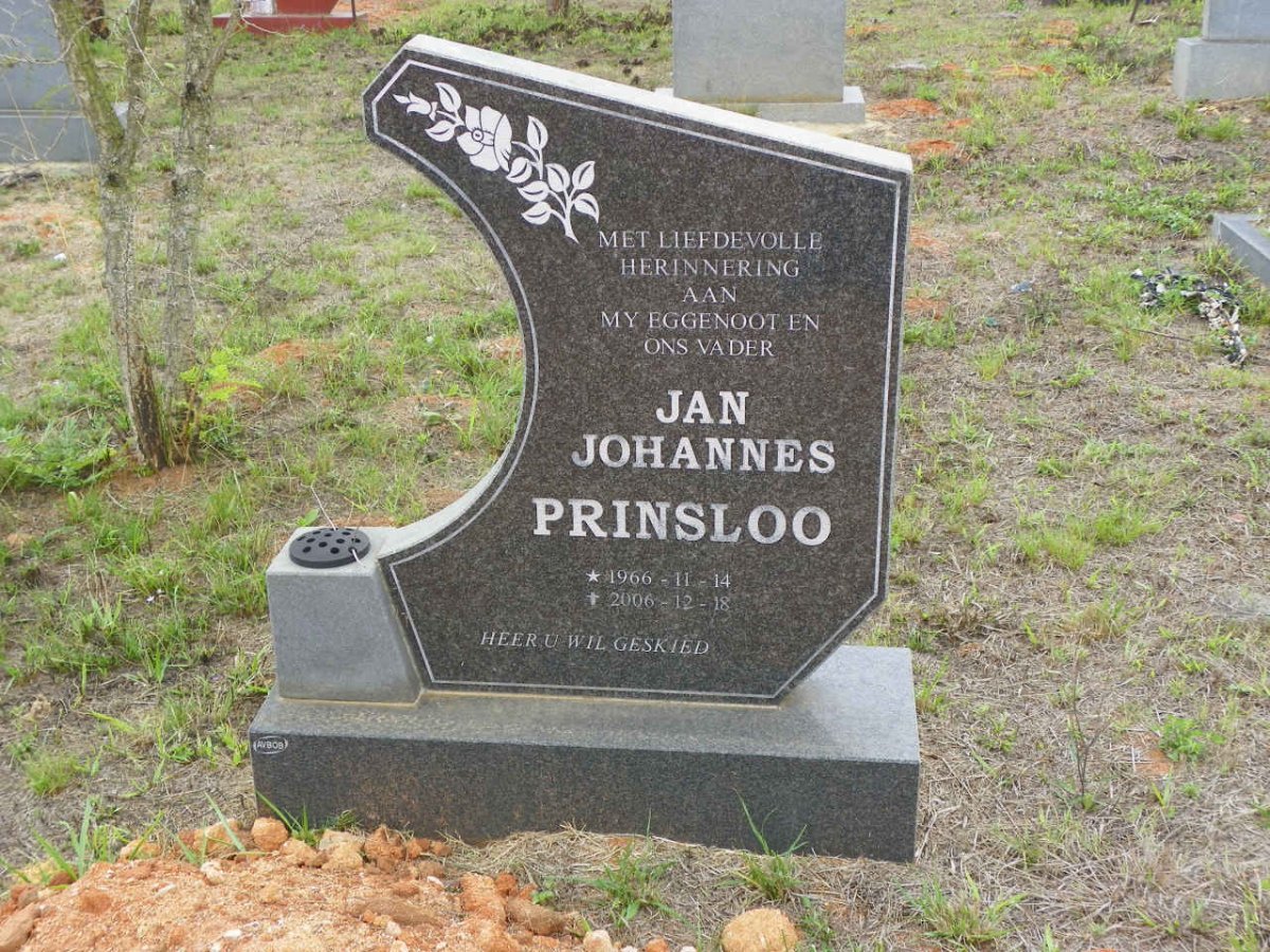 PRINSLOO Jan Johannes 1966-2006