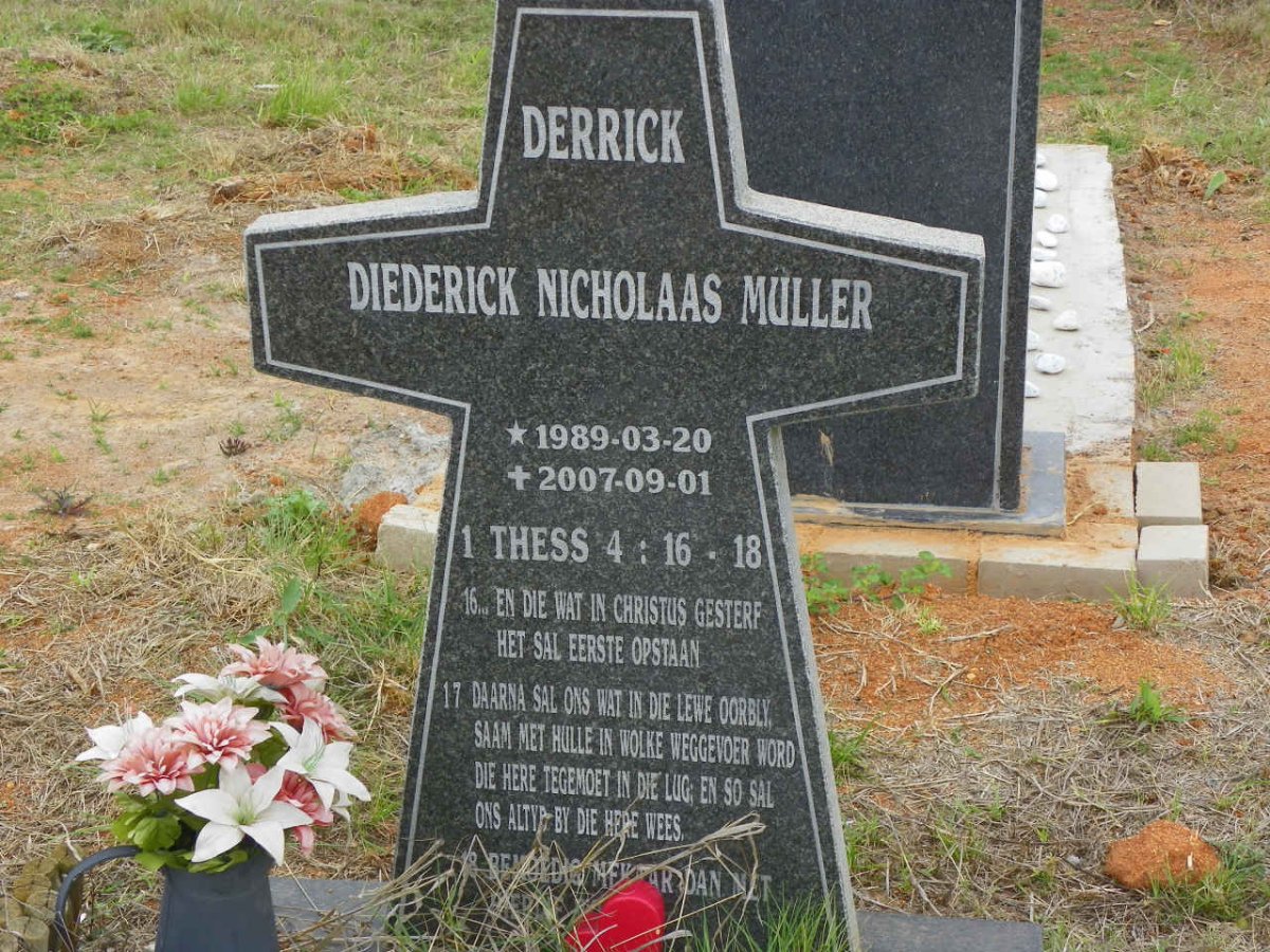 MÜLLER Diederick Nicholaas 1989-2007