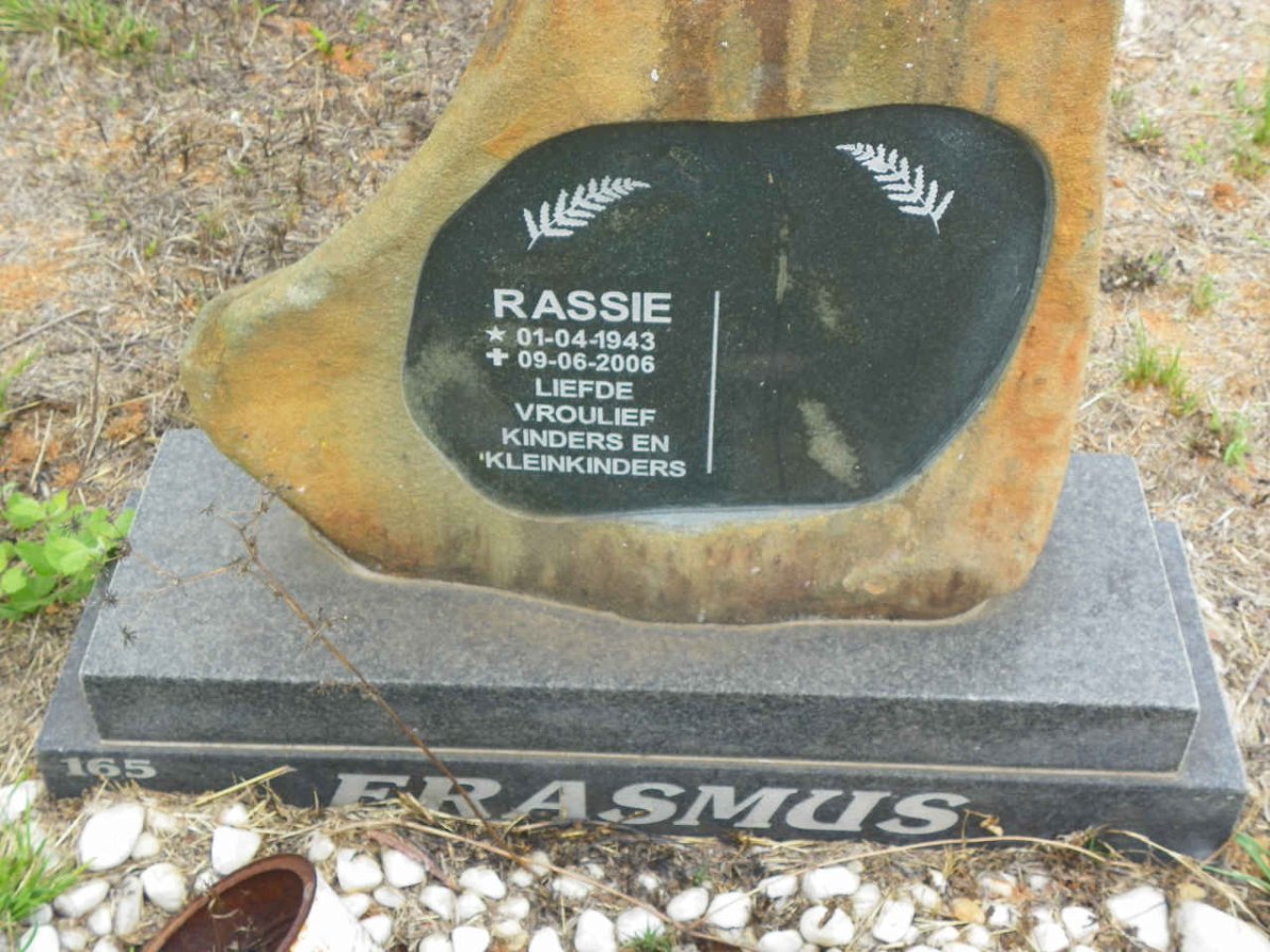 ERASMUS Rassie 1943-2006