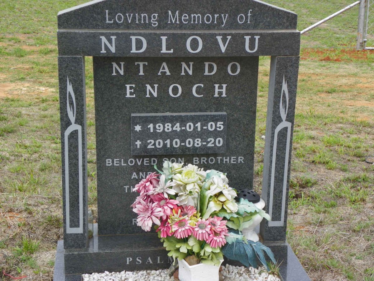NDLOVU Ntando Enoch 1984-2010