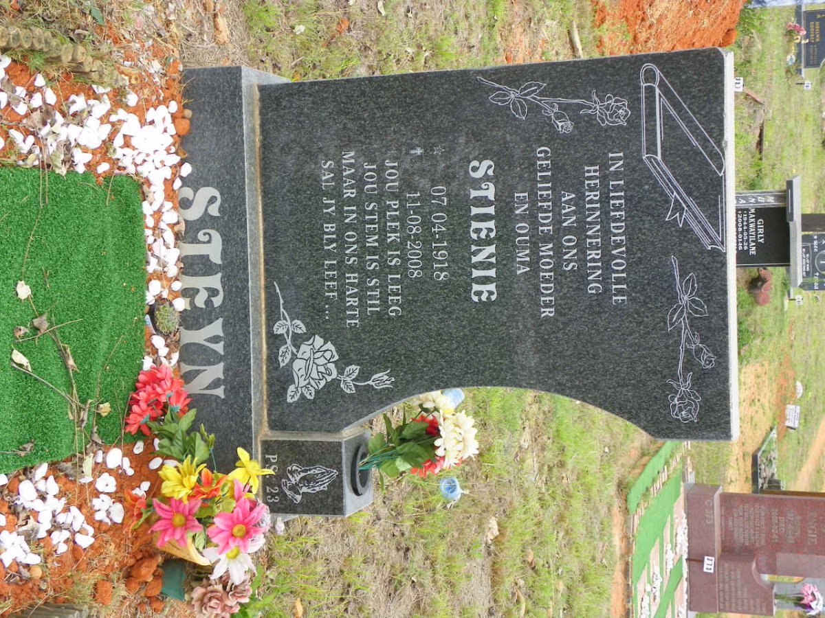 STEYN Stienie 1918-2008