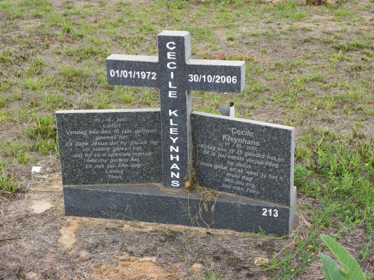 KLEYNHANS Cecile 1972-2006