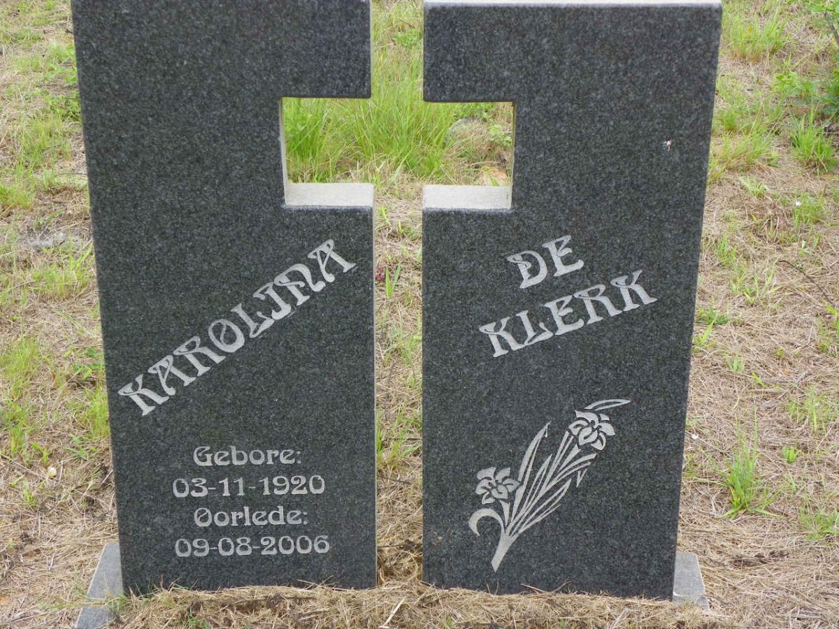 KLERK Karolina, de 1920-2006