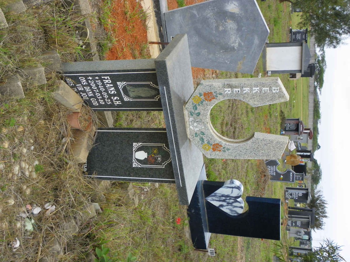 BEKKER Frans S.H. 1940-2007