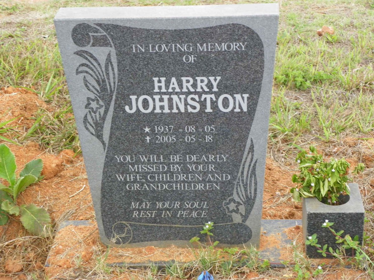 JOHNSTON Harry 1937-2005