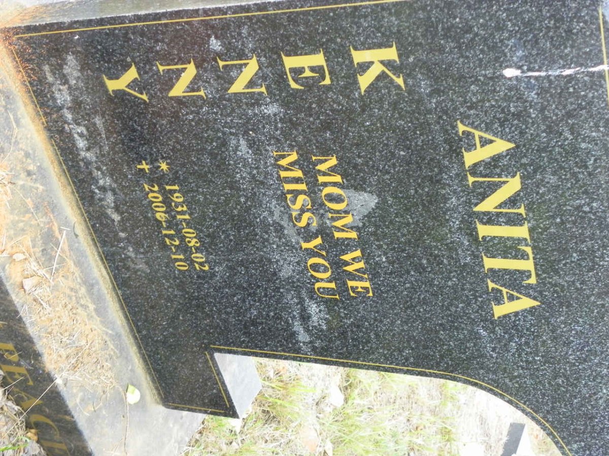 KENNY Anita 1931-2006