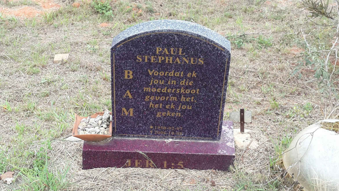 BAM Paul Stephanus 1950-2006