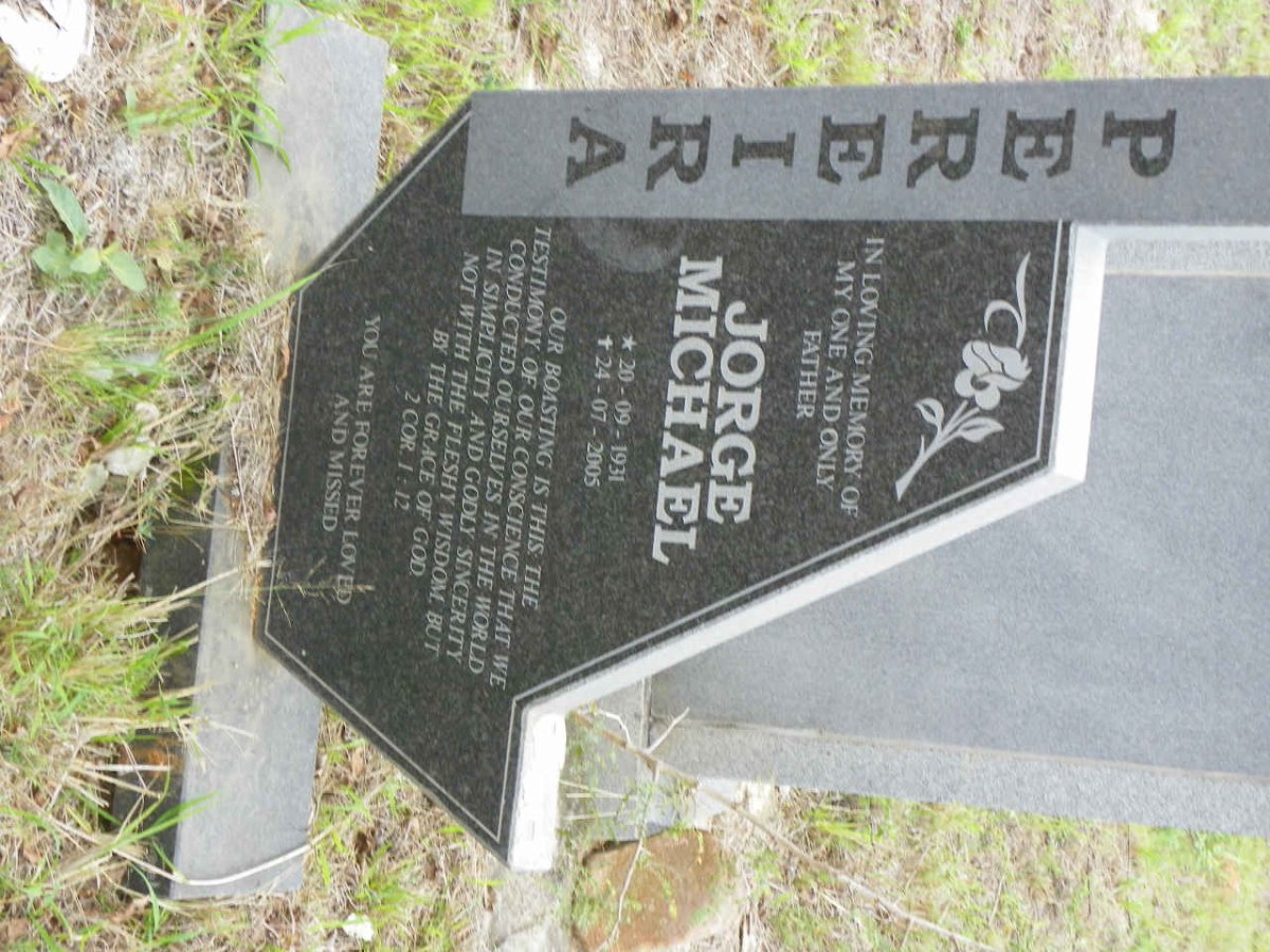 PEREIRA Jorge Michael 1931-2005