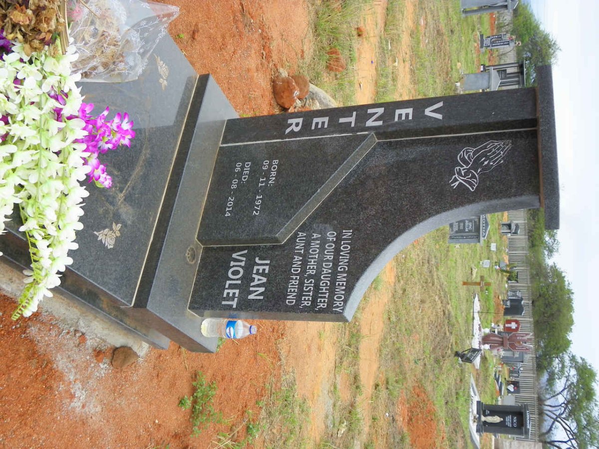 VENTER Jean Violet 1972-2014