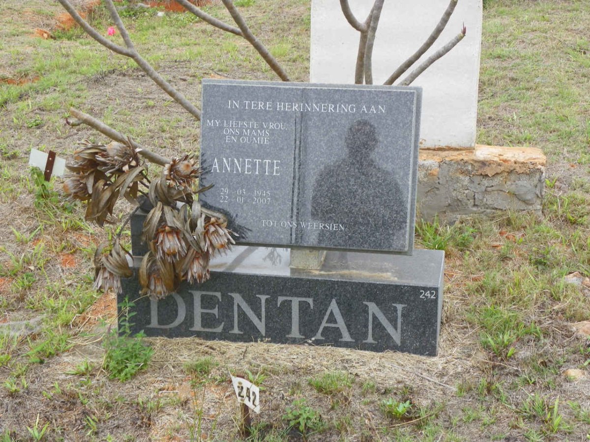 DENTAN Annette 1945-2007