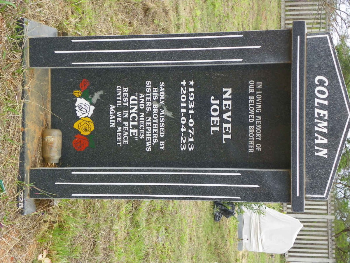 COLEMAN Nevel Joel 1931-2011