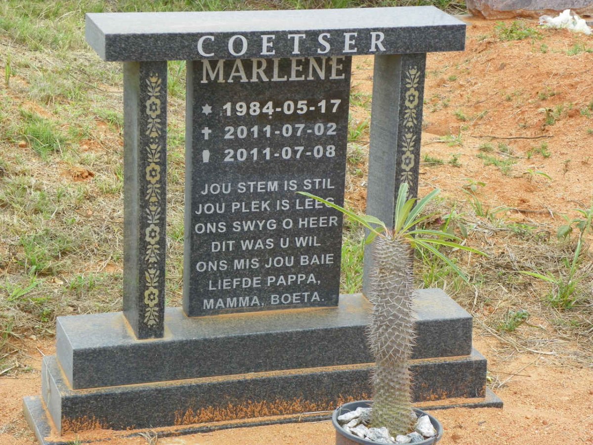COETSER Marlene 1984-2001