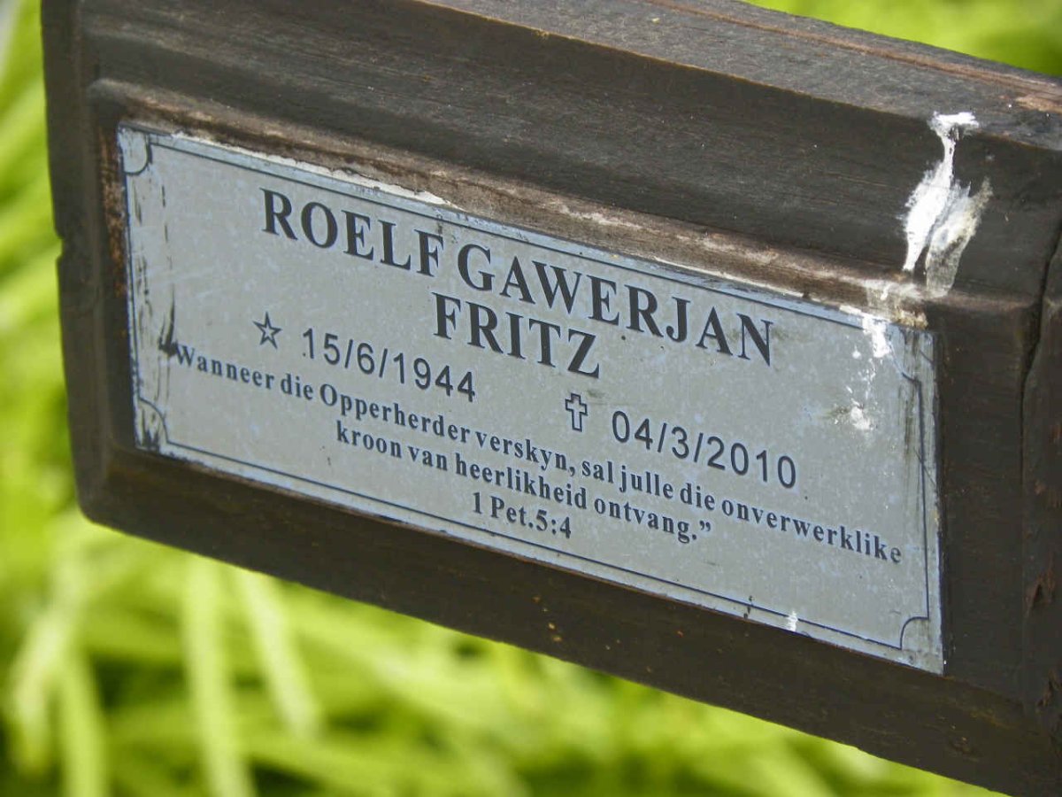 FRITZ Roelf Gawerjan 1944-2010