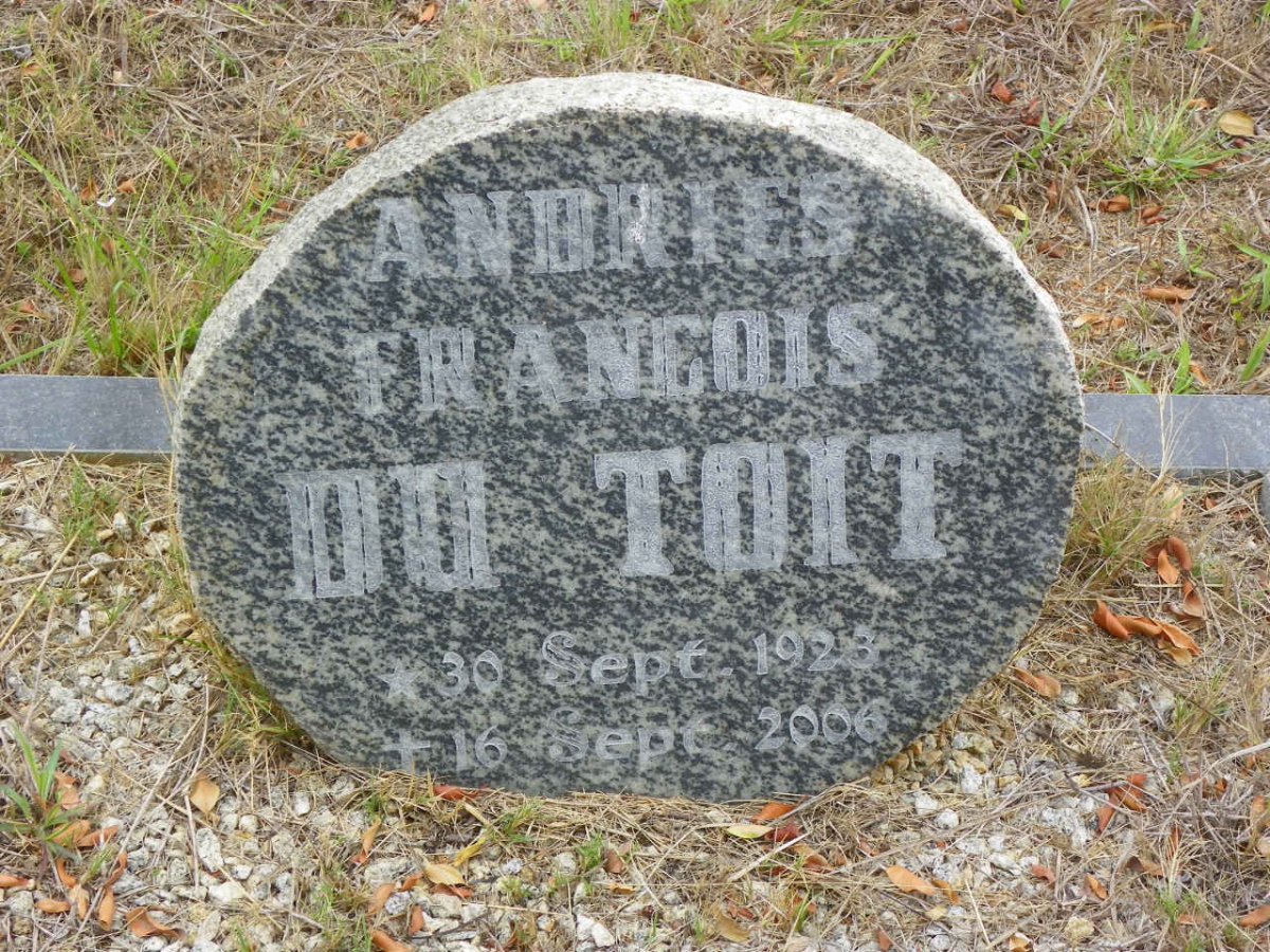 TOIT Andries Francois, du 1923-2006