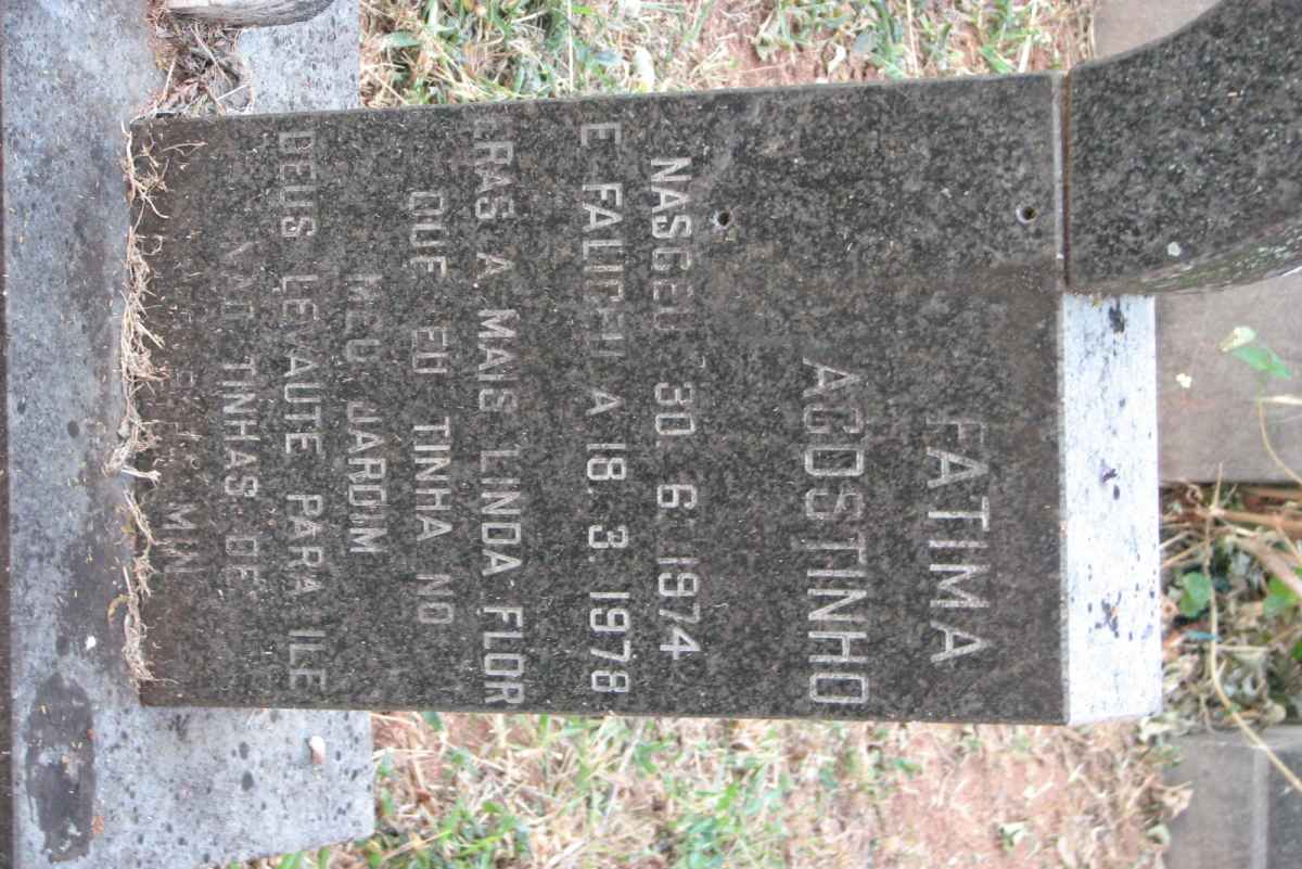 AGOSTINHO Fatima 1974-1978