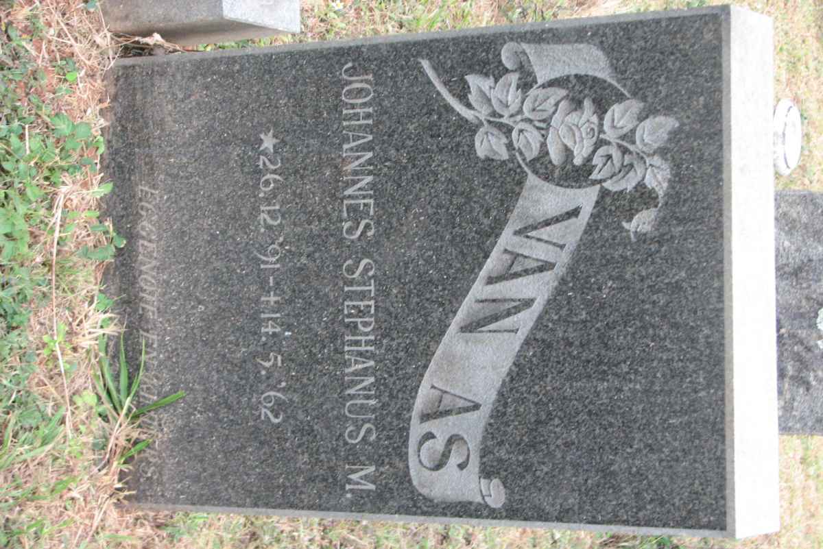 AS Johannes Stephanus M., van 1891-1962