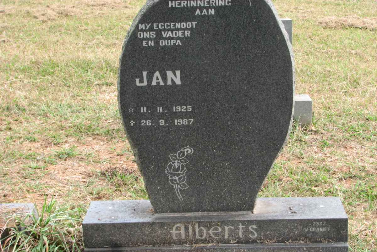ALBERTS Jan 1925-1987