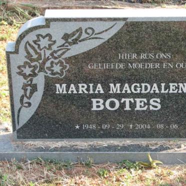 BOTES Maria Magdalena 1948-2004