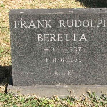 BERETTA Frank Rudolph 1907-1979