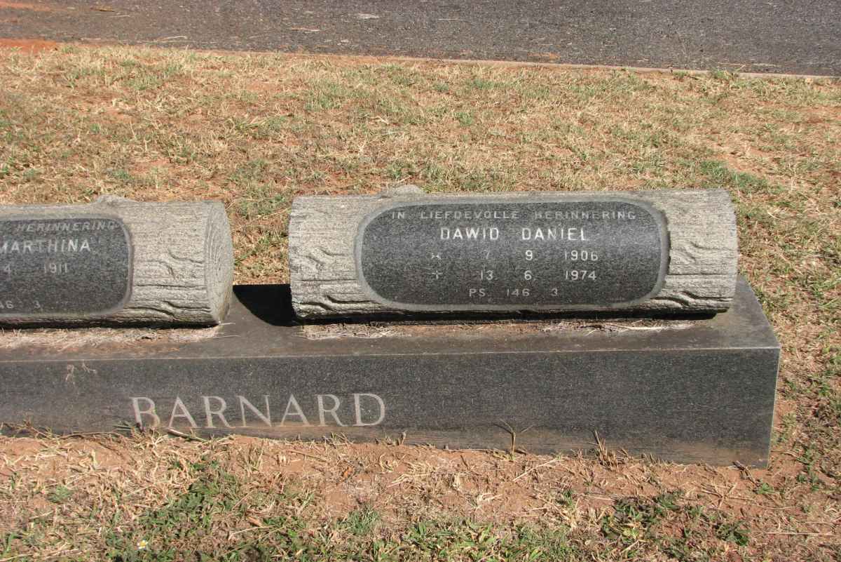 BARNARD Dawid Daniel 1906-1974