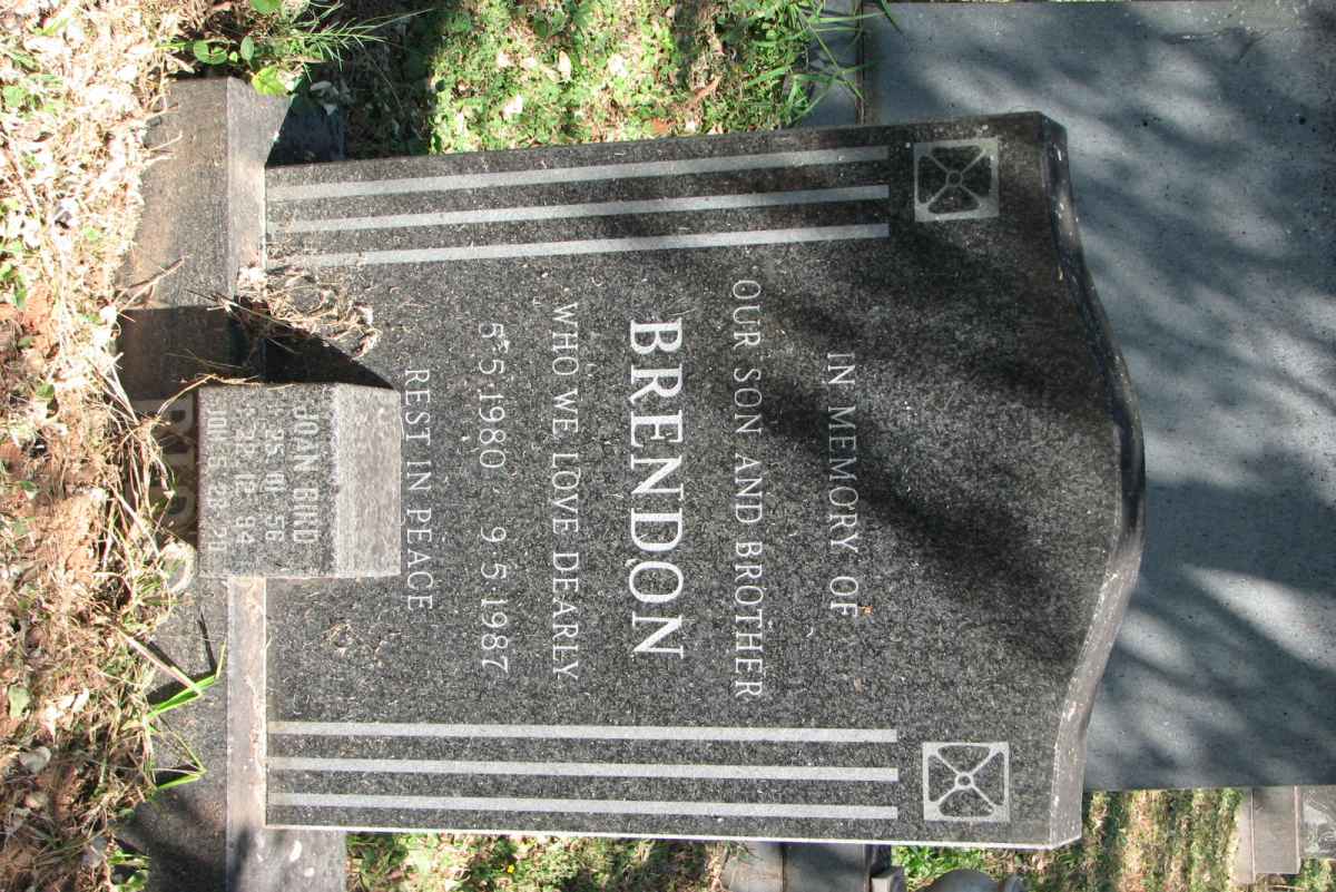 BIRD Joan 1956-1994 :: BIRD Brendon 1980-1987